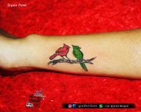 Girls Tattoos - Love Birds Tattoo - Ink  Needles